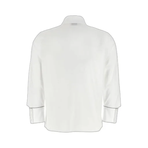 Peserico Cuff Detailed Long-Sleeved Shirt