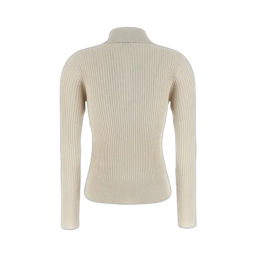 Peserico Lurex Ribbed Polo Shirt