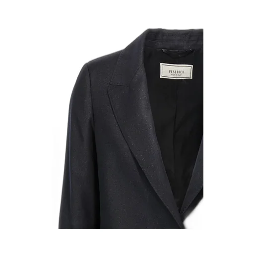 Peserico Lurex Single-Breasted Blazer