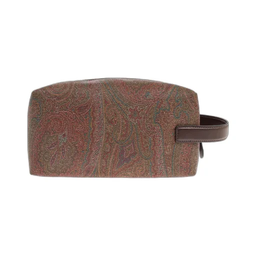 Embroidered-Logo Wash Bag