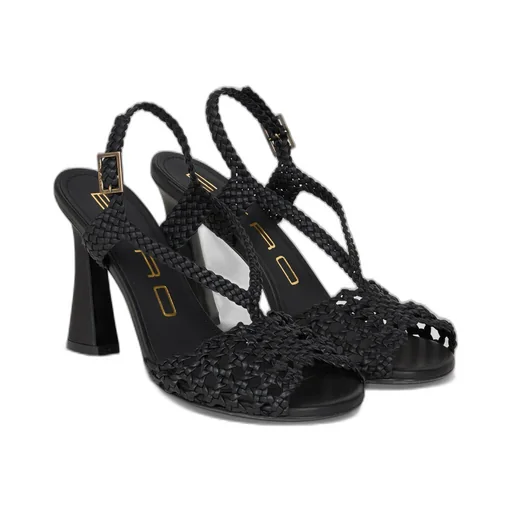 Etro Braided Ankle-Strap Heeled Sandals