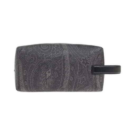 Etro Paisley Printed Pegaso Embroidered Wash Bag