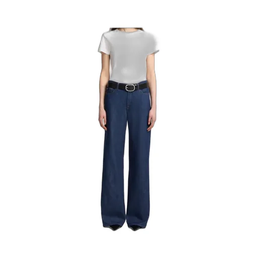 High-Waisted Wide-Leg Jeans