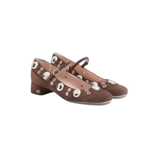 Valentino Vlogo Signature Eyelet Detailed Pumps