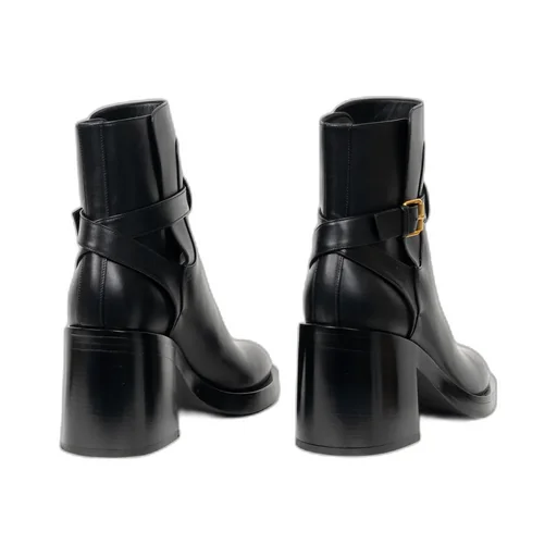 Valentino Vlogo Signature Block Heel Ankle Boots