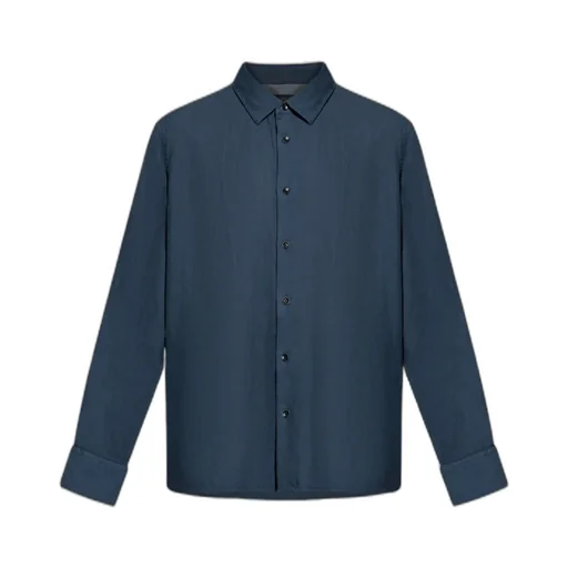 Textured Button-Up Shirt