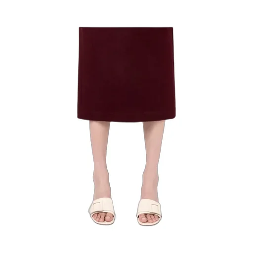 Viv' Canard Mules In Leather