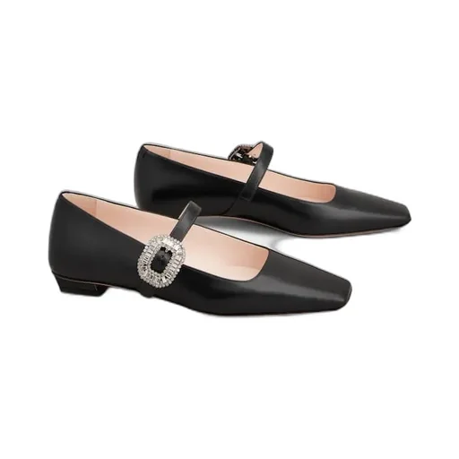 Roger Vivier Belle Vivier Mary Janes Flat Shoes