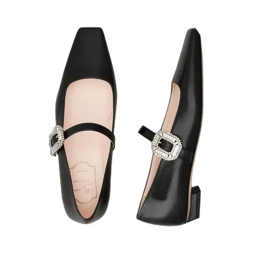 Roger Vivier Belle Vivier Mary Janes Flat Shoes