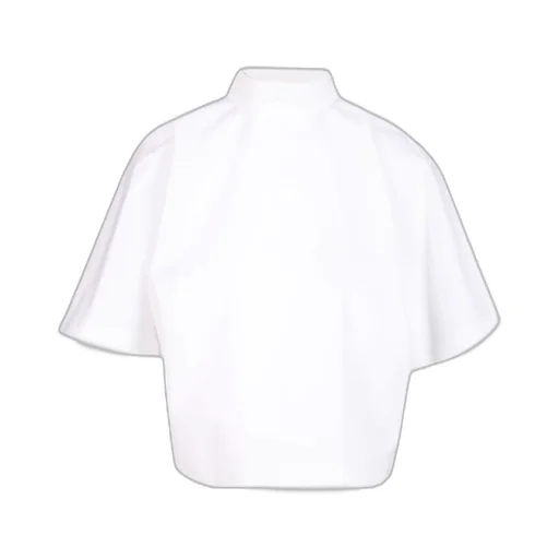 AlaÏA Short Sleeve Cropped Top