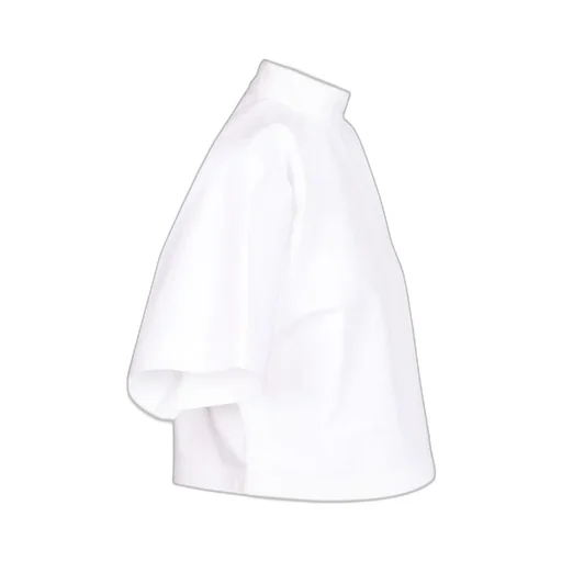 AlaÏA Short Sleeve Cropped Top