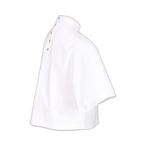 AlaÏA Short Sleeve Cropped Top