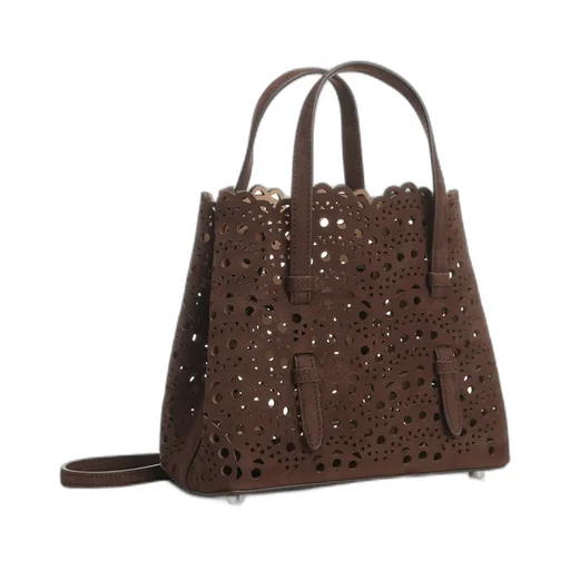 AlaÏA Mina 20 Cut-Out Top Handle Bag