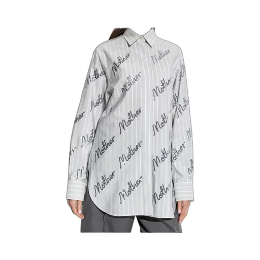 Stella Mccartney Sequin Embellished Striped Shirt