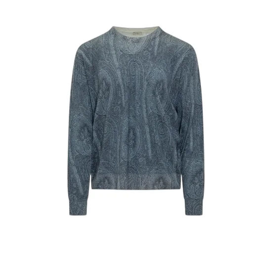 Etro Paisley Printed Crewneck Jumper
