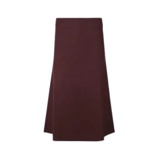 Back-Zip Midi Skirt
