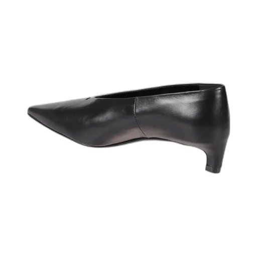 Pointed-Toe Leather Pumps