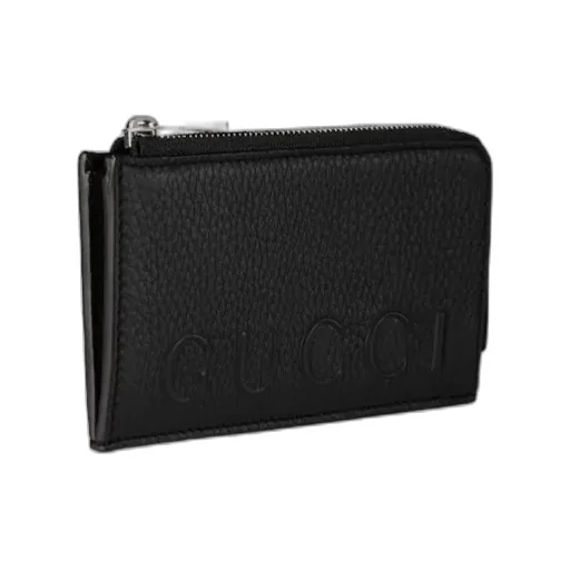 Zip Card Case With Logo