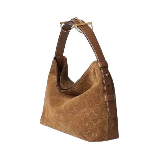 Gucci Horsebit Detail Gg Motif Beatrix Shoulder Bag