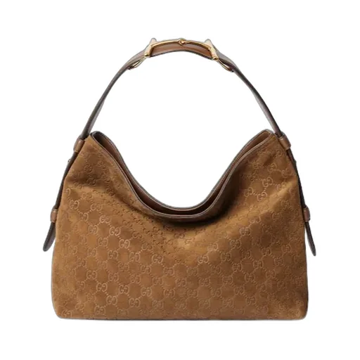 Gucci Horsebit Detail Gg Motif Beatrix Shoulder Bag