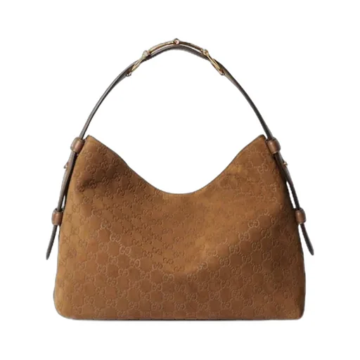 Gucci Horsebit Detail Gg Motif Beatrix Shoulder Bag