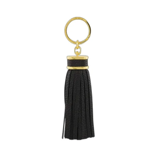 Tasselled Leather Keyring
