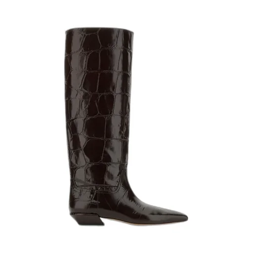 Paris Texas Bettina Embossed Knee-High Boots