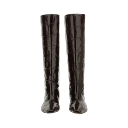 Paris Texas Bettina Embossed Knee-High Boots