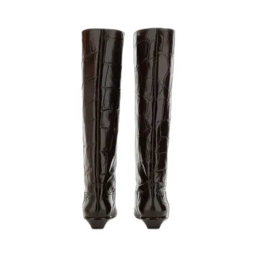Paris Texas Bettina Embossed Knee-High Boots