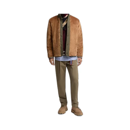 Moncler Rentignat Reversible Teddy Short Padded Jacket