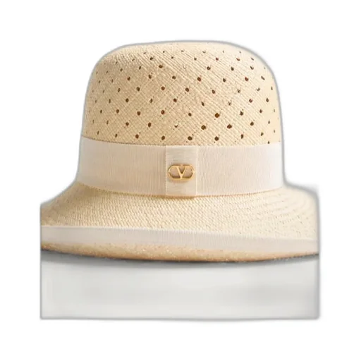 Valentino	Vlogo Signature Curved Wide Brim Hat