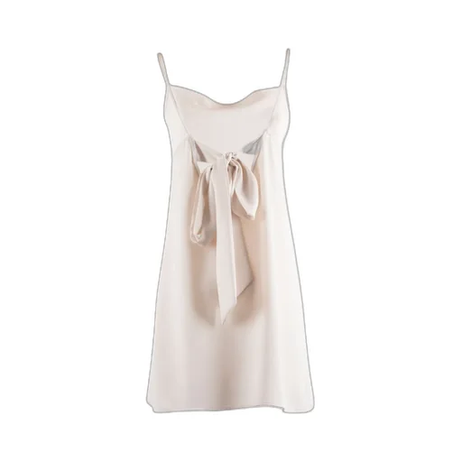 P.A.R.O.S.H. Bow-Detailed Satin Dress