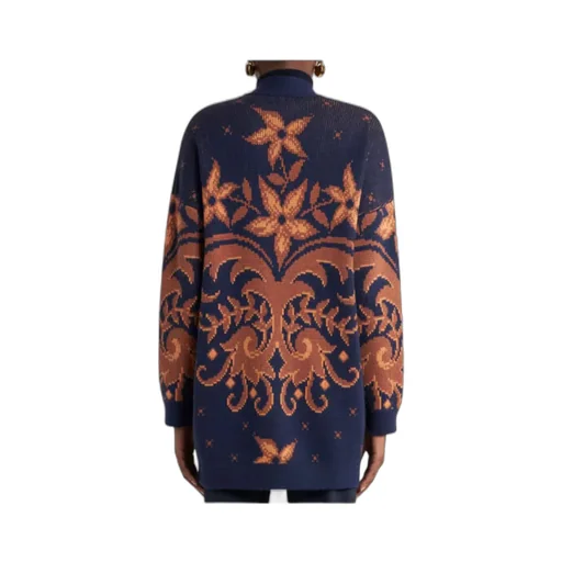 Etro Pattern-Jacquard Button-Up Cardigan