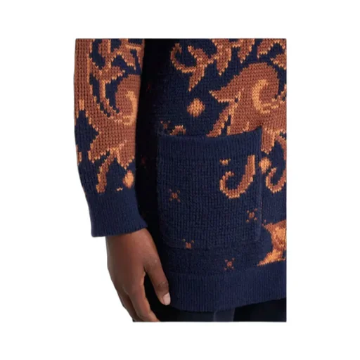 Etro Pattern-Jacquard Button-Up Cardigan