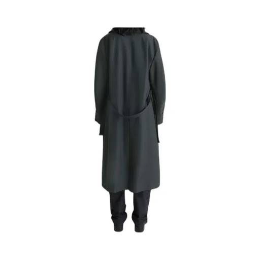 Double-Breasted Belted Trench Coat