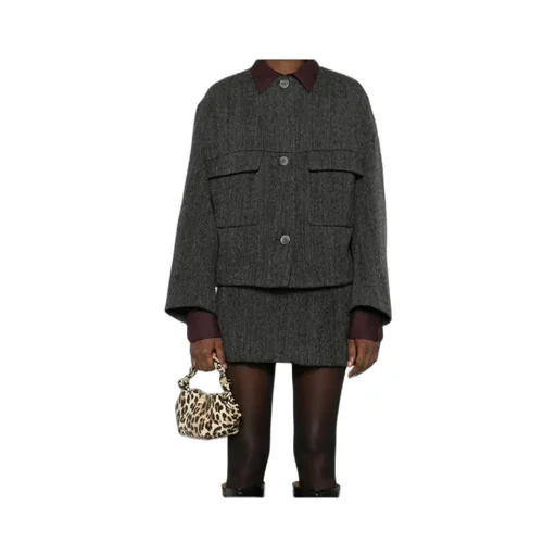 Button-Fastening Patch-Pocket Jacket