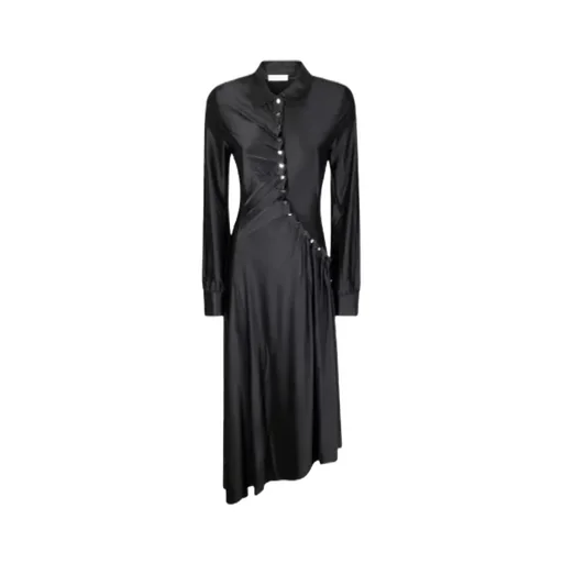 Rabanne Long Sleeved Long Dress
