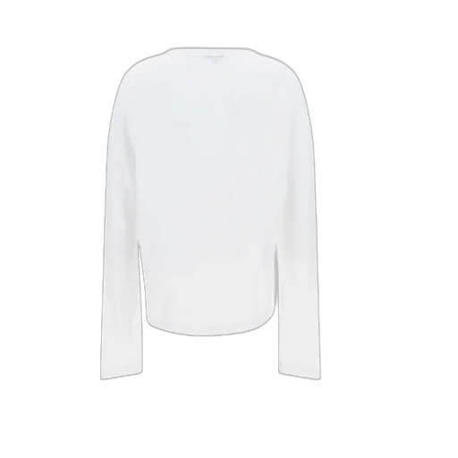 James Perse Crepe Jersey Oversized Long Sleeve Crew T-Shirt