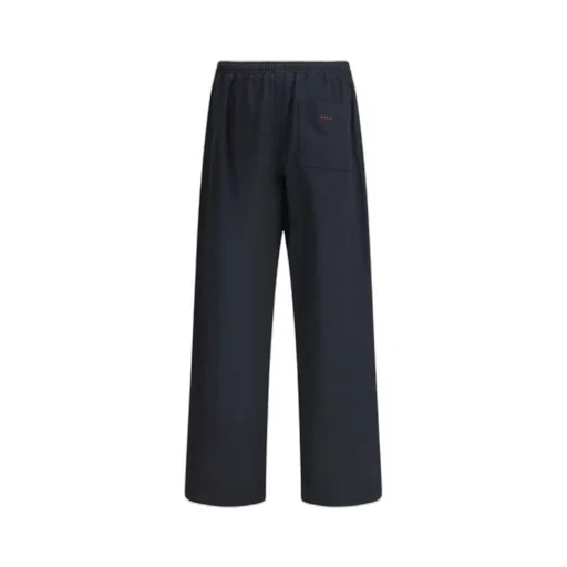 Marni Logo Detailed Straight-Leg Trousers