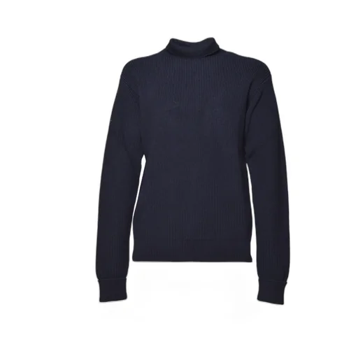 Ribbed High-Neck Sweater