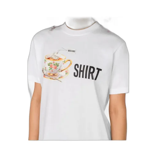 Moschino Graphic Printed Crewneck T-Shirt