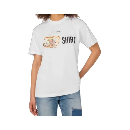 Moschino Graphic Printed Crewneck T-Shirt