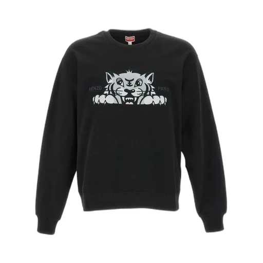 Kenzo Tiger Embroidered Crewneck Sweatshirt