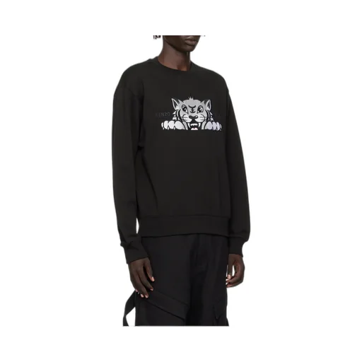 Kenzo Tiger Embroidered Crewneck Sweatshirt