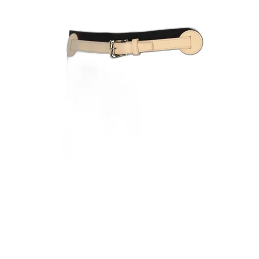 Valentino Belted Front Slit Skirt