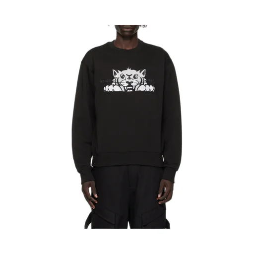 Kenzo Tiger Embroidered Crewneck Sweatshirt