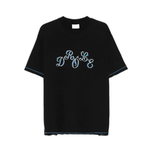 DrÔLe De Monsieur Logo Printed T-Shirt