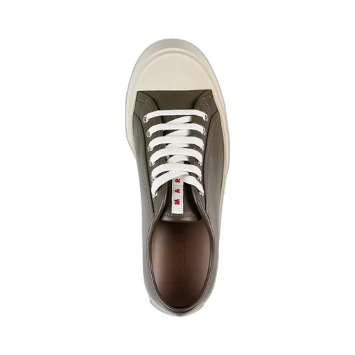 Marni Logo Patch Lace-Up Sneakers