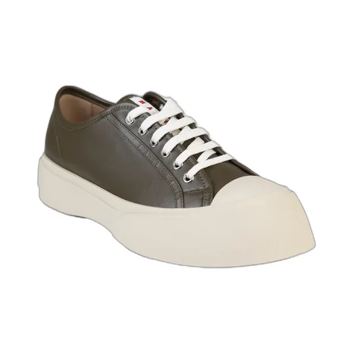 Marni Logo Patch Lace-Up Sneakers