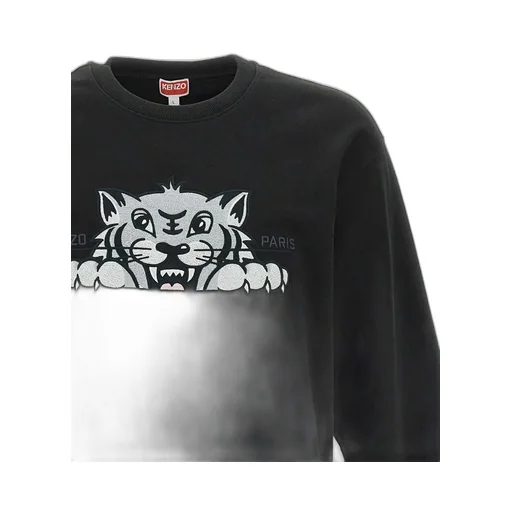 Kenzo Tiger Embroidered Crewneck Sweatshirt